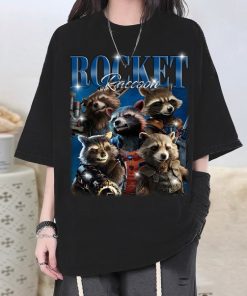 Rocket Raccoon T-Shirt, Rocket Raccoon Shirt, Rocket Raccoon Tees, Rocket Raccoon Homage, Trendy T-Shirt, Casual T-Shirt