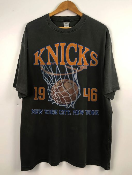 New York Basketball Vintage Shirt, Knicks 90s Basketball Graphic Tee Sweatshirt, NY Basketball Hoodie For Women And Men