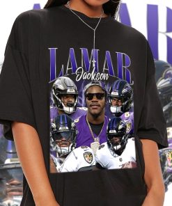 Lamar Jackson Shirt, Vintage 90's Sweatshirt, Bootleg Style Shirt, Lamar Jackson Hoodie, Classic 90s Graphic Tee