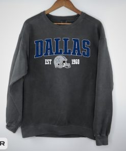 Dallas Football Vintage Style Comfort Colors Sweatshirt,Dallas Football Shirt,Cowboy Sweatshirt,Dallas Shirt