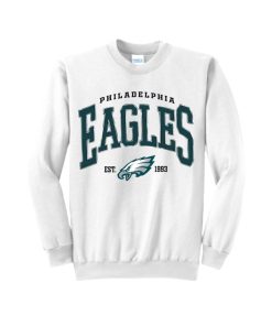 PHILADELPHIA Eagles Vintage Sweatshirt | Crew Neck | Eagles Football Sweatshirt | NFL Football Sweatshirt