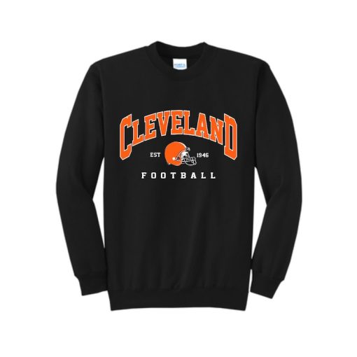 CLEVELAND BROWNS, Browns Crewneck Sweatshirt, Cleveland Browns Shirt, Cleveland Browns Hoodie, Vintage 90s, NFL