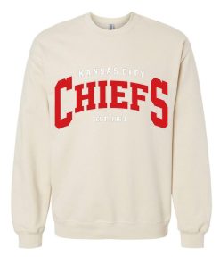 KANSAS CITY Chiefs, Browns Crewneck Sweatshirt, Kansas City Shirt, Chiefs Hoodie, Vintage 90s, NFL, Playoffs