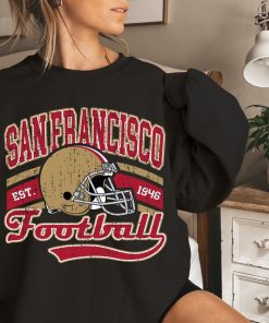 Vintage San Francisco Football Crewneck Sweatshirt, 49ers Shirt, Niners Hoodie