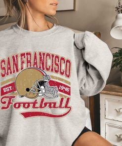 Vintage San Francisco Football Crewneck Sweatshirt, 49ers Shirt, Niners Hoodie