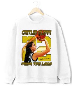 Caitlin Clark T-Shirt From The Logo Custom Fan Art Graphic Tee