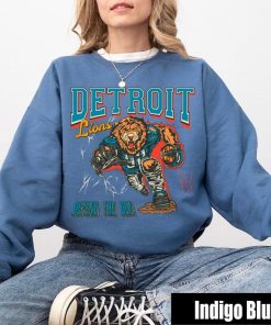 Detroit Football Sweatshirt/ Lions Football Crewneck/ Bootleg Detroit Football Shirt/ Detroit Sports Sweatshirt/ Detroit