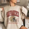 Vintage San Francisco Football Sweatshirt SF Football Crewneck Retro Niners Sweatshirt