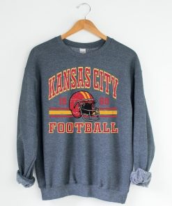 Retro Style Kansas City Football Sweatshirt, Vintage Style Kansas City Fan Gift