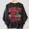 Vintage Style Kansas City Football Comfort Colors Crewneck Sweatshirt,90s Sports Bootleg Style T-Shirt,Football Shirt