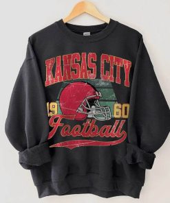 Vintage Style Kansas City Football Comfort Colors Crewneck Sweatshirt,90s Sports Bootleg Style T-Shirt,Football Shirt