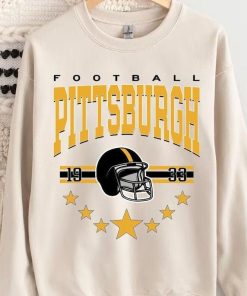 Pittsburgh Football Sweatshirt, Vintage Style Pittsburgh Football Crewneck, Football Sweatshirt, Pittsburgh Crewneck