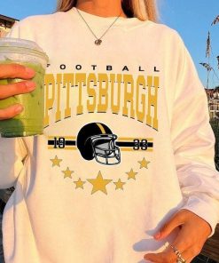 Pittsburgh Football Sweatshirt, Vintage Style Pittsburgh Football Crewneck, Football Sweatshirt, Pittsburgh Crewneck