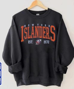 New York Islander Hoockey Shirt, Vintage Style Islanders Crewneck Sweatshirt, New York Hockey Hoodie Fan Gifts