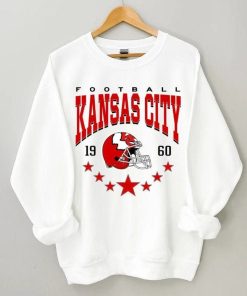 Kansas City Football Sweatshirt, Vintage Style Kansas City Football Crewneck, Football Sweatshirt, Kansas City Hoodie