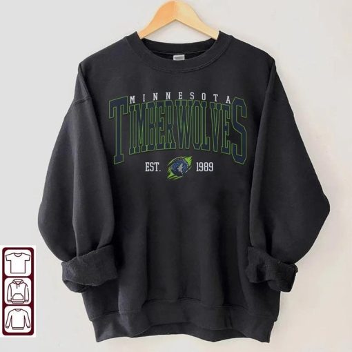 Retro Minnesota Timberwolve Sweatshirt T-Shirt, Minnesota Timberwolve, Timberwolves Sweater, Timberwolves TShirt