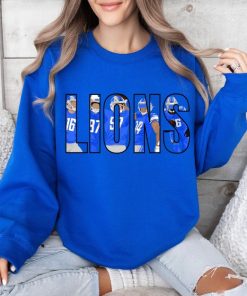 Detroit Football T Shirt, Lions Football Crewneck Sweatshirt, Detroit Lion Hoodie for Football Fan