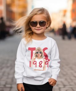 Kid Taylor Eras Tour 1989 Youth Shirt, Youth Taylor Merch, Swiftie Merch For Kid, The Eras Tour Kid Youth Crewneck