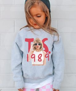 Kid Taylor Eras Tour 1989 Youth Shirt, Youth Taylor Merch, Swiftie Merch For Kid, The Eras Tour Kid Youth Crewneck