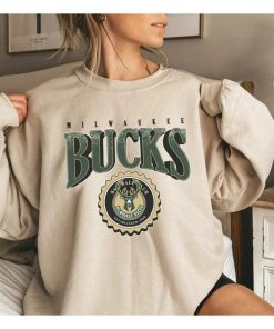 Vintage NBA Bucks Basketball Sweatshirt  T-Shirt, NBA Basketball Shirt, 2022–23 Basketball