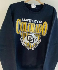 Vintage Colorado Football SweatShirt  T-Shirt, Retro CU Boulder 1876 tee, Colorado football Lover Gift