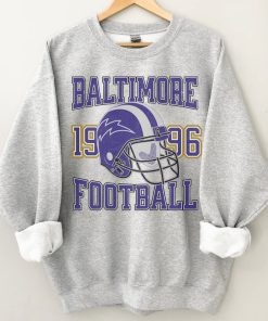 Baltimore Football T Shirt, Vintage Baltimore Football Crewneck Sweatshirt, Retro Baltimore Raven Football Hoodie