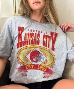 Vintage Kansas City Chief Crewneck Shirt, Kansas City football Retro Style Sweatshirt Crewneck