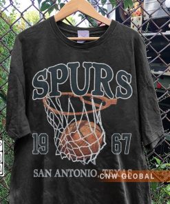 San Antonio Basketball Vintage Shirt, Spurs 90s Basketball Graphic Tee Sweatshirt