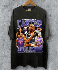 Vintage 90s Graphic Style Vince Carter T-Shirt - Vince Carter Shirt - Retro American Basketball T-Shirt Bootleg Gift Tee