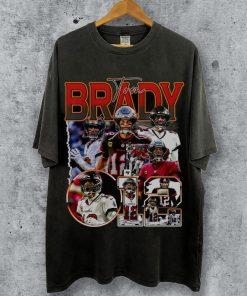 Vintage 90s Graphic Style Tom Brady T-Shirt, Tom Brady Tee, Retro Tom Brady Oversized T-Shirt, Football T-Shirt