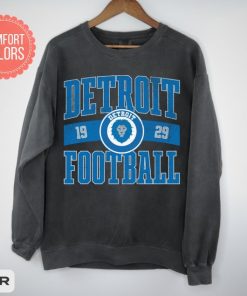 Detroit Football Comfort Colors Vintage Style Sweatshirt,Detroit Football Crewneck,Lion Football Shirt, Detroit Sweater