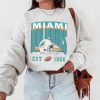 Vintage Miami Football Sweatshirt, Miami Dolphins Football Shirt, University Of Miami Shirt, Miami Game Day T-Shirt