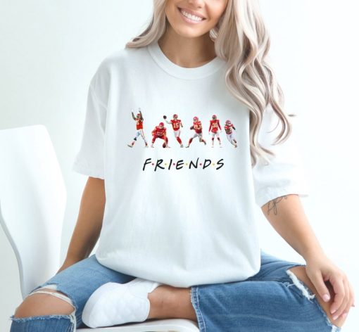 Kansas City Football Shirt, Kansas City Friends funny Sweatshirt, Mahomes, Kelce, Jones, Sneed, Pacheco