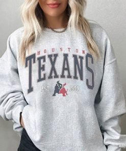 Vintage Houston Texans Football, 90s Bootleg, T-Shirt Retro Style Sweatshirt Crewneck