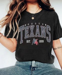 Vintage Houston Texans Football, 90s Bootleg, T-Shirt Retro Style Sweatshirt Crewneck