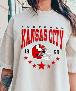 Vintage Style Kansas City Football Shirt, Kansas City Football Crewneck, Chiefs Football Hoodie Gift for fans