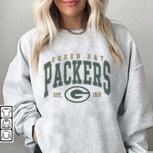 Green Bay Football Crewneck Sweatshirt, Packers Football Sweatshirt, Green Bay Football