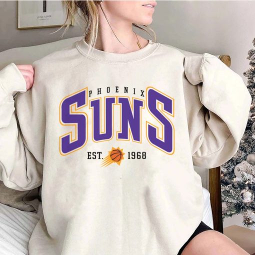 Phoenix Basketball Vintage Shirt, Suns Retro Sweatshirt, Phoenix Basketball Hoodie