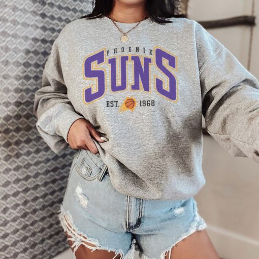 Phoenix Basketball Vintage Shirt, Suns Retro Sweatshirt, Phoenix Basketball Hoodie