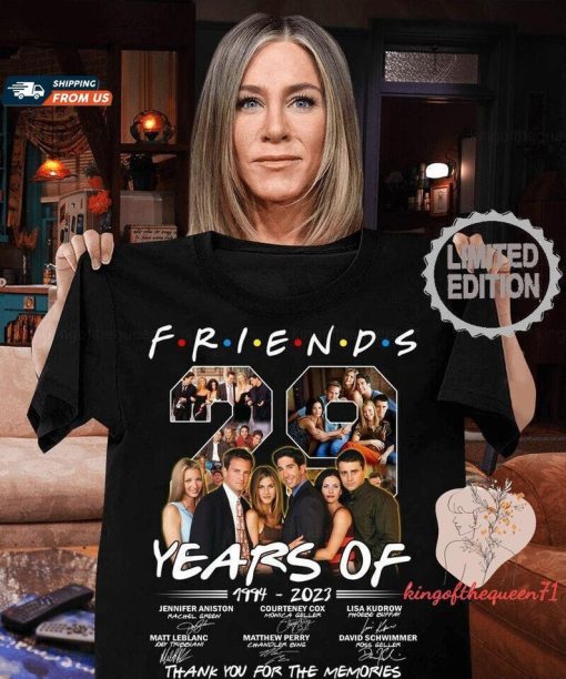 Friends Series 29 Years 1994 2023 Thank You For The Memories T-Shirt, Friends Hoodie, Friends Tv Show Sweatshirt