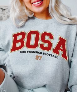 Nick Bosa San Francisco Football T Shirt, Vintage San Francisco Football Sweatshirt, San Francisco Hoodie Gift for fans