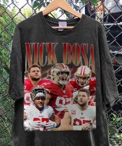 Vintage Nick Bosa Shirt, Classic 90s Graphic Tee, San Francisco Football Sweatshirt