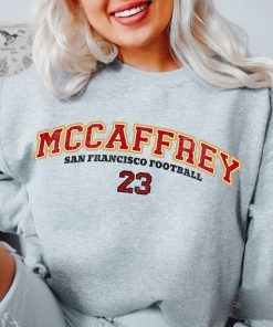 Christian McCaffrey San Francisco Football Shirt, Vintage San Francisco Football Sweatshirt