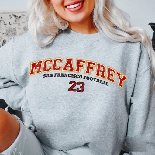 Christian McCaffrey San Francisco Football Shirt, Vintage San Francisco Football Sweatshirt