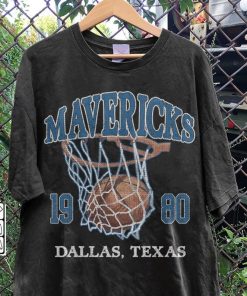 Mavericks 90s Basketball Shirt, Vintage Dallas Basketball Sweatshirt