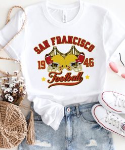 San Francisco Football Sweatshirt Vintage Golden Gate Bridge Shirt Football Fan Hoodie Game Day Outfit Crewneck Sweater