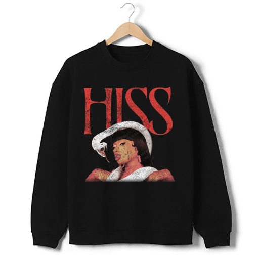 Megan Thee Stallion Sweatshirt Hiss Vintage Graphics Fan Crewneck Sweatshirt