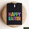 Happy Easter Glitter Shirt, Watercolor Easter Day Sweatshirt, Easter Day Sayings Tee, Easter Day Glitter Gifts