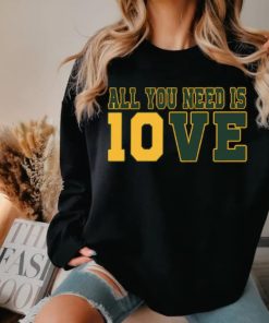 All You Need is Love Packers Shirt, Green Bay Football Sweatshirt