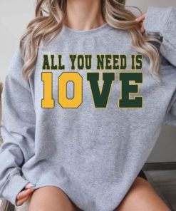 All You Need is Love Packers Shirt, Green Bay Football Sweatshirt